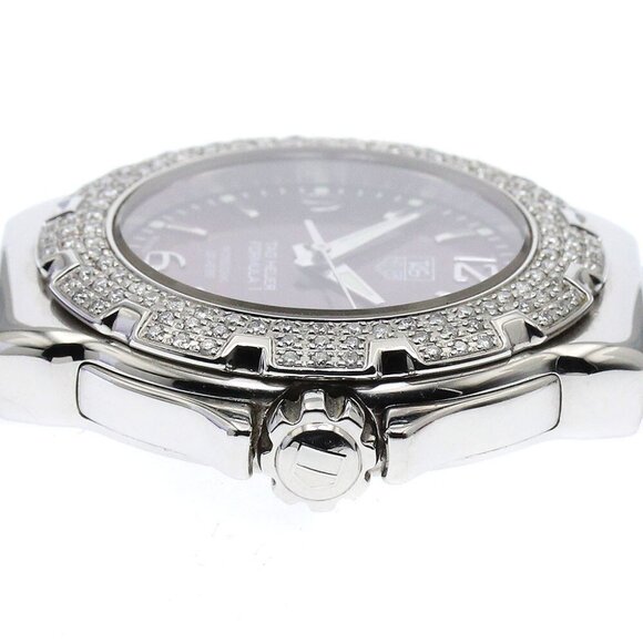 TAG HEUER Formula 1 WAC1219 date diamond bezel purple Dial Quartz Ladies_882594 - Picture 4 of 6